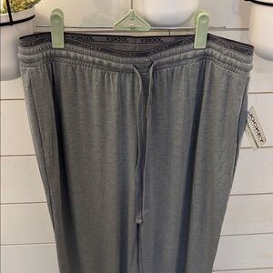 Jockey Gray Track Joggers - Drawstring Waist